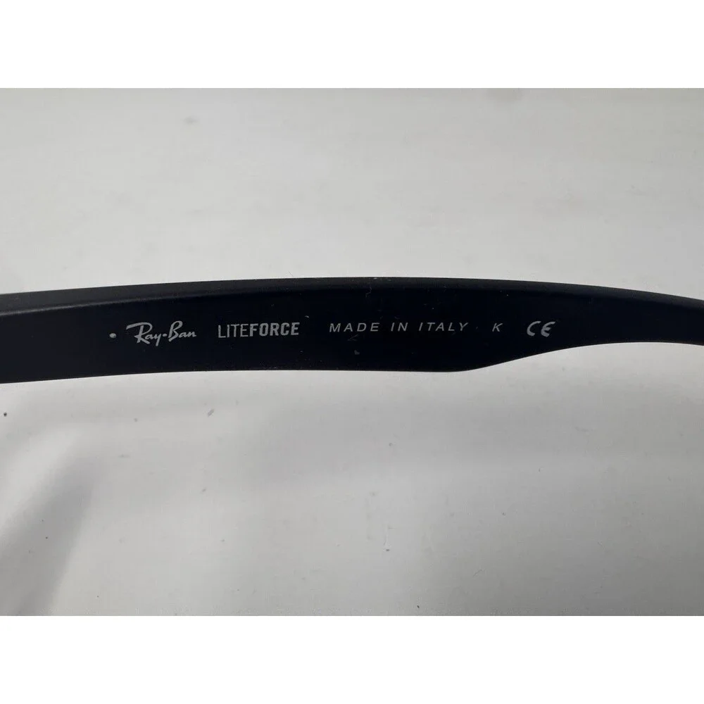 Ray-Ban LITEFORCE RB7032 Eyeglass Frames Only 52-17-145 Black 5204 Italy Made